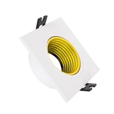 Downlight Ring Vierkant Kantelbaar Gekleurd voor  GU10 Zaagmaat Ø80 mm