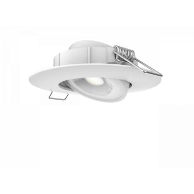 Faretto Downlight LED Orientabile Circolare 5W  Foro Ø68 mm