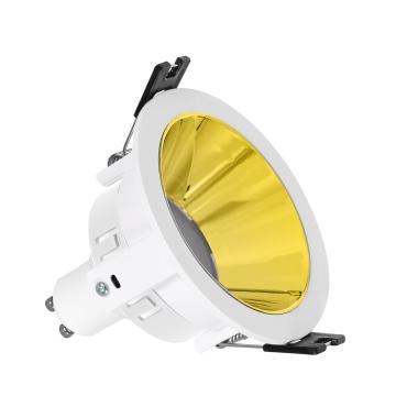 Spot LED Downlight Conique GU10 6W Coupe Ø 75mm PC Galvanisé