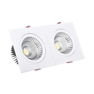 LED Downlight Einbaustrahler 30W Rechteckig Madison Ausschnitt 260x120 mm