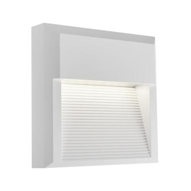 Balise LED Extérieure 6.4W en Saillie au Mur Kössel Indirect Blanche LEDS-C4 05-E012-14-CM