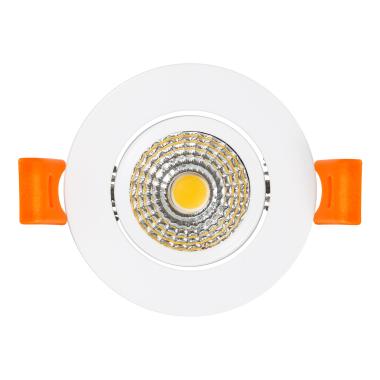 Product of White Round 5W Adjustable Expert Colour CRI92 COB LED Downlight Ø70 mm Cut-Out