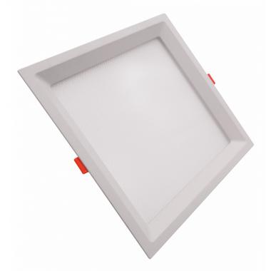 Pannello Downlight LED 26W Quadrata CCT Microprismatica LIFUD Foro 150x150 mm