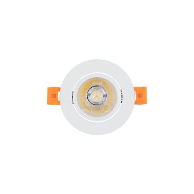 Produkt od Podhledové Bodové LED Svítidlo 7W Výklopné Kruhové Stmívatelné COB  Výřez Ø 70 mm v Bílé 