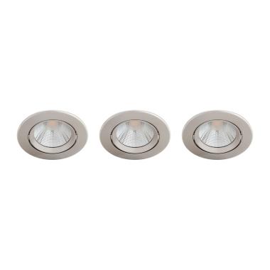 3er Pack LED-Downlight 5.5W PHILIPS Sparkle Dimmbar Schnitt Ø 70 mm