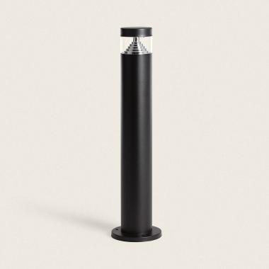 5W Inti Stainless Steel Outdoor Bollard in Black 50cm