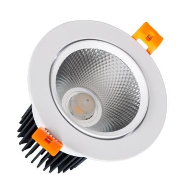 Downlight Richtbaar Rond LED 15W COB  Wit Zaag maat Ø90 mm CRI92 Expert Colour No Flicker