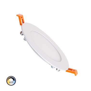 Downlight LED 6W Rond SwitchCCT Selecteerbaar SuperSlim  Zaag maat Ø 110 mm