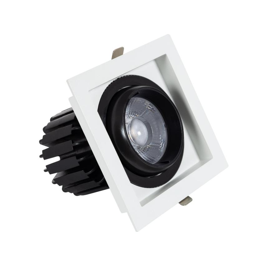 Produkt od Stropní Podhledové Downlight LED Svítidlo 18W COB Nastavitelné 360º Čtvercové Výřez 125x125mm CRI90 Expert Color Flicker Free