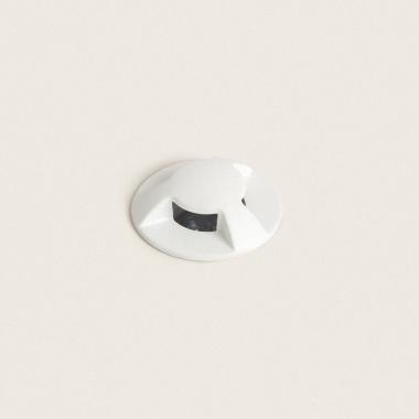 1W Letso 3L Outdoor Recessed Ground Spotlight in White