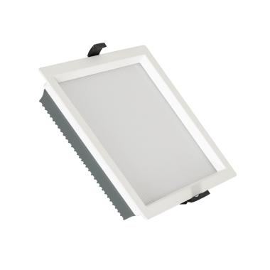 40W Square SAMSUNG Aero 130 lm/W LED Downlight LIFUD Microprismatic 210x210 mm Cut-Out