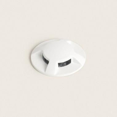 3W Letso 4L Outdoor Recessed Ground Spotlight in White