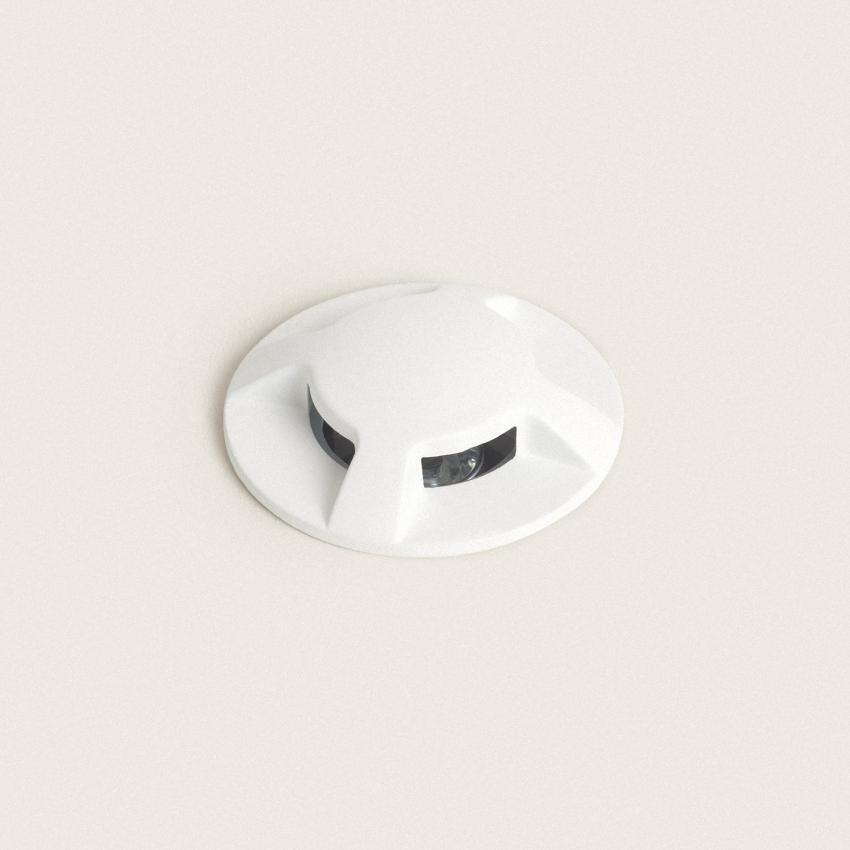 Product of 3W Letso 4L Outdoor Recessed Ground Spotlight in White