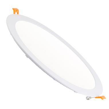 Dalle LED 20W Ronde Extra-Plate Coupe Ø 283 mm