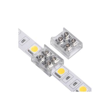 Conector Tira LED 10mm 12/24V DC para Unión con Tornillo