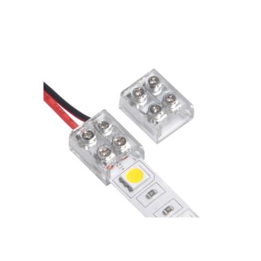 Connettore Striscia LED 12/24V DC Cavo con Vite