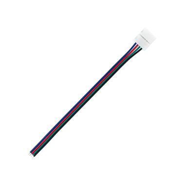 Napájecí Kabel 4 Trny pro LED Pásek RGB 12/24V 10 mm