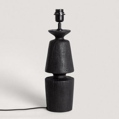 Pied de Lampe à Poser en bois Alaia ILUZZIA