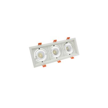 Oczko Downlight LED 3x10W CREE-COB Nastawne Madison LIFUD (UGR 19) Średnica Wycięcia 295x110 mm
