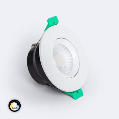 Faretto Downlight LED 5-8W Circolare Ignifugo Regolabile IP65 Foro Ø 65 mm Design Orientabile