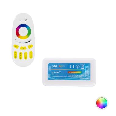 Controller Regelaar RGB 12/24V DC  met 4 Zone met RF Afstandsbediening