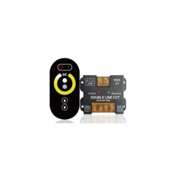 Controller Regolatore 24V DC + Telecomando RF Par Dim To Warm