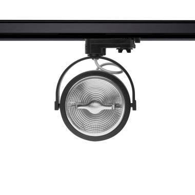 Product Spot LED CREE AR111 15W Noir Dimmable pour Rail Triphasé (3 Allumages)