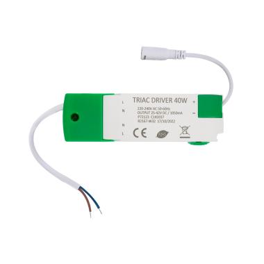 Driver Dimmable TRIAC 220-240V Sortie 25-42V DC 1050mA 40W No Flicker