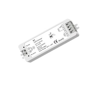 Product van LED Strip Dimmer Controller Monocolor 5/12/24/36V DC compatibel met RF en drukknop controller