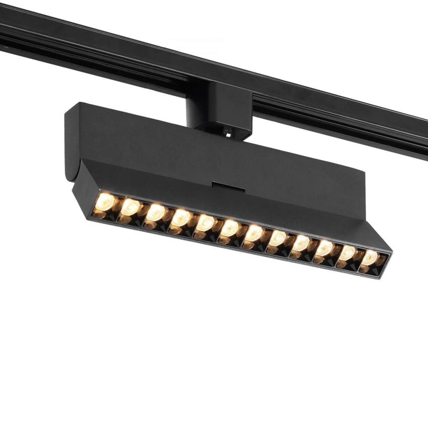 Product of 12W Elegant Optic Linear Dimmable LED Spotlight No Flicker CCT Selectable for Single Circuit Track in Black
