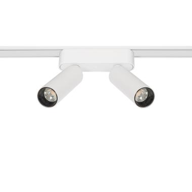 LED-Strahler Doppelt für Magnetschiene 25mm SuperSlim 14W 48V Weiss