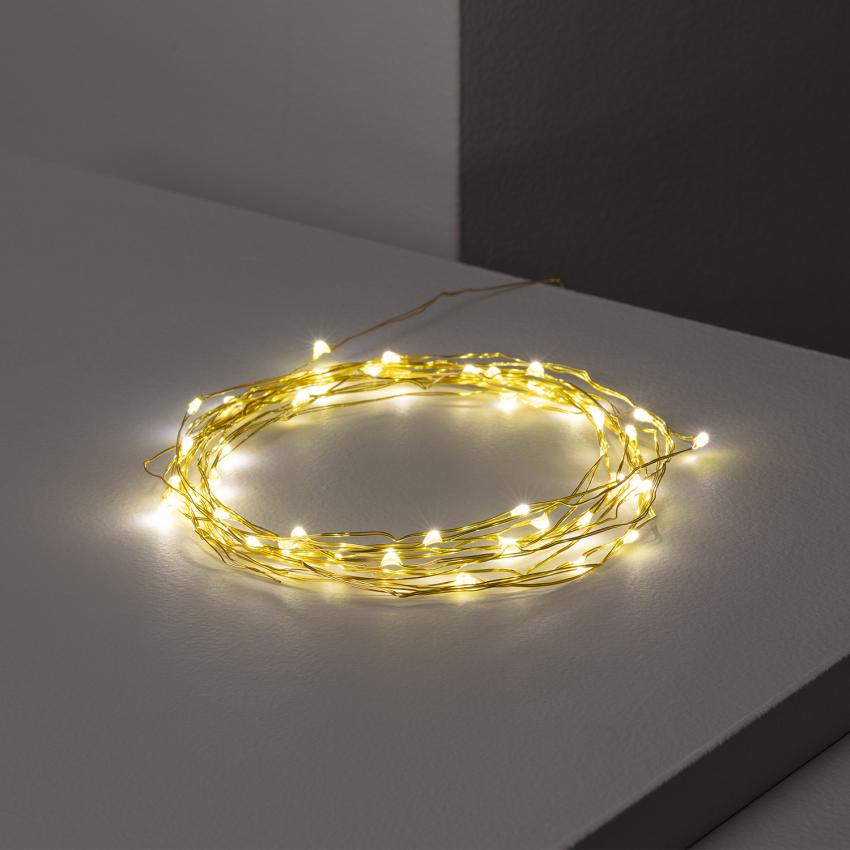 Produkt od 10m LED Světelná Girlanda - Řetěz ve Zlaté s Baterií