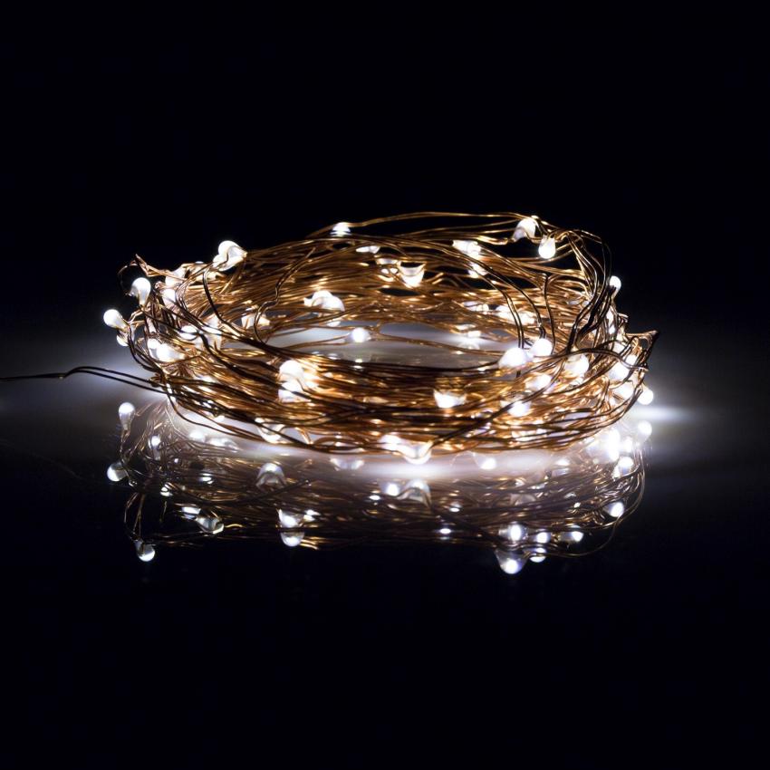 Produkt od 5m/10m LED Světelná Girlanda - Řetěz v Růžově Zlaté s Baterií