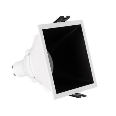 Square Downlight GU10 6W Cut 85x85 mm Low UGR PC