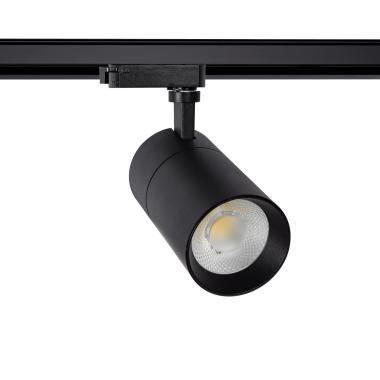 New Mallet Black 20W Dimmable No Flicker LED Spotlight for Single Phase Track (UGR 15)