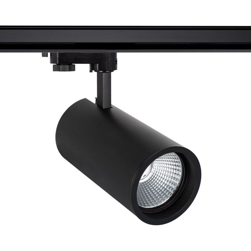 Produit de Spot LED New d'Angelo 30W Noir CRI90 LIFUD pour Rail Triphasé (3 Allumages)