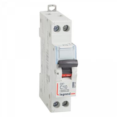 LEGRAND 407726 Curve C 10kA 10-32 A DX3 Tertiary 1P+N Thermal-magnetic Circuit Breaker