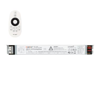 Driver Dimmable 1-10V No Flicker 40W + Télécommande RF 4 Zones MiBoxer