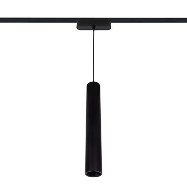 Faretto a Sospensione LED Cuarzo Binario Magnetico Monofase 25mm Super Slim 15W 48V CRI90 Nero