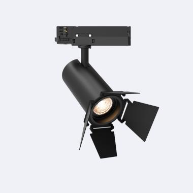 3-Circuit LED Spotlight 40W Fasano Dimmable Cinema Black