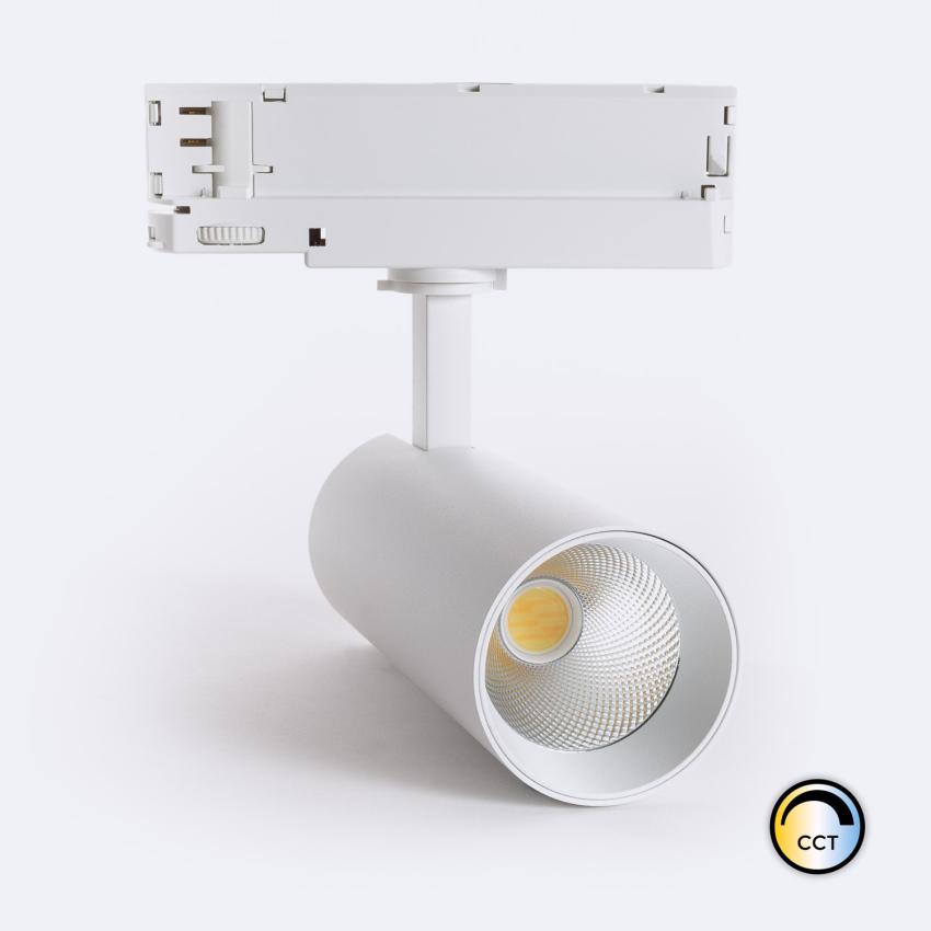 Produit de Spot LED Carlo 20W pour Rail Triphasé CCT Sélectionnable No Flicker Blanc