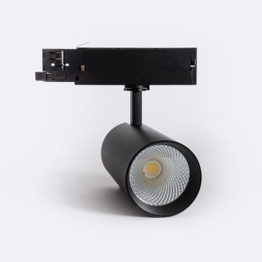 Product van Track Spot LED  3-Fase 40W Carlo No Flicker Black