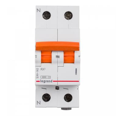 Wyłącznik Magnetotermiczny Mieszkaniowy 1P+N 10-40A 6kA Krzywa C LEGRAND RX³ 419925