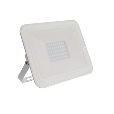 Proiettore LED Slim 30W 120lm/W IP65 Vetro Bianco