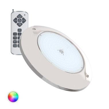 Zwembadlamp Opbouw Onderdomplebaar LED 12V AC 20W RGB RVS IP68