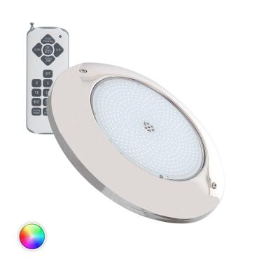 LED-Poolstrahler Oberfläche RGB tauchfähig 12V DC IP68 Rostfreier Edelstahl 35W