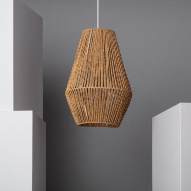 Hanglamp van Gevlochten Papier Trilla