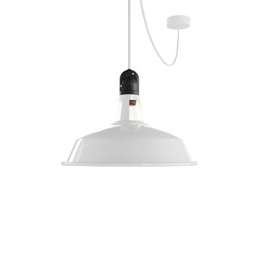 Hanglamp met aluminium lampenkap outdoor IP65 Eiva Elegant Creative-Cables PDENE50SM01PAM11VBL