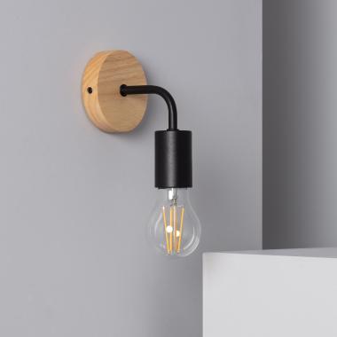 Lampe Murale Bois et Métal Jedali