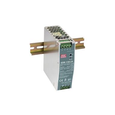 24V 6.5A 150W MEAN WELL Power Supply EDR-150-24 for DIN rail